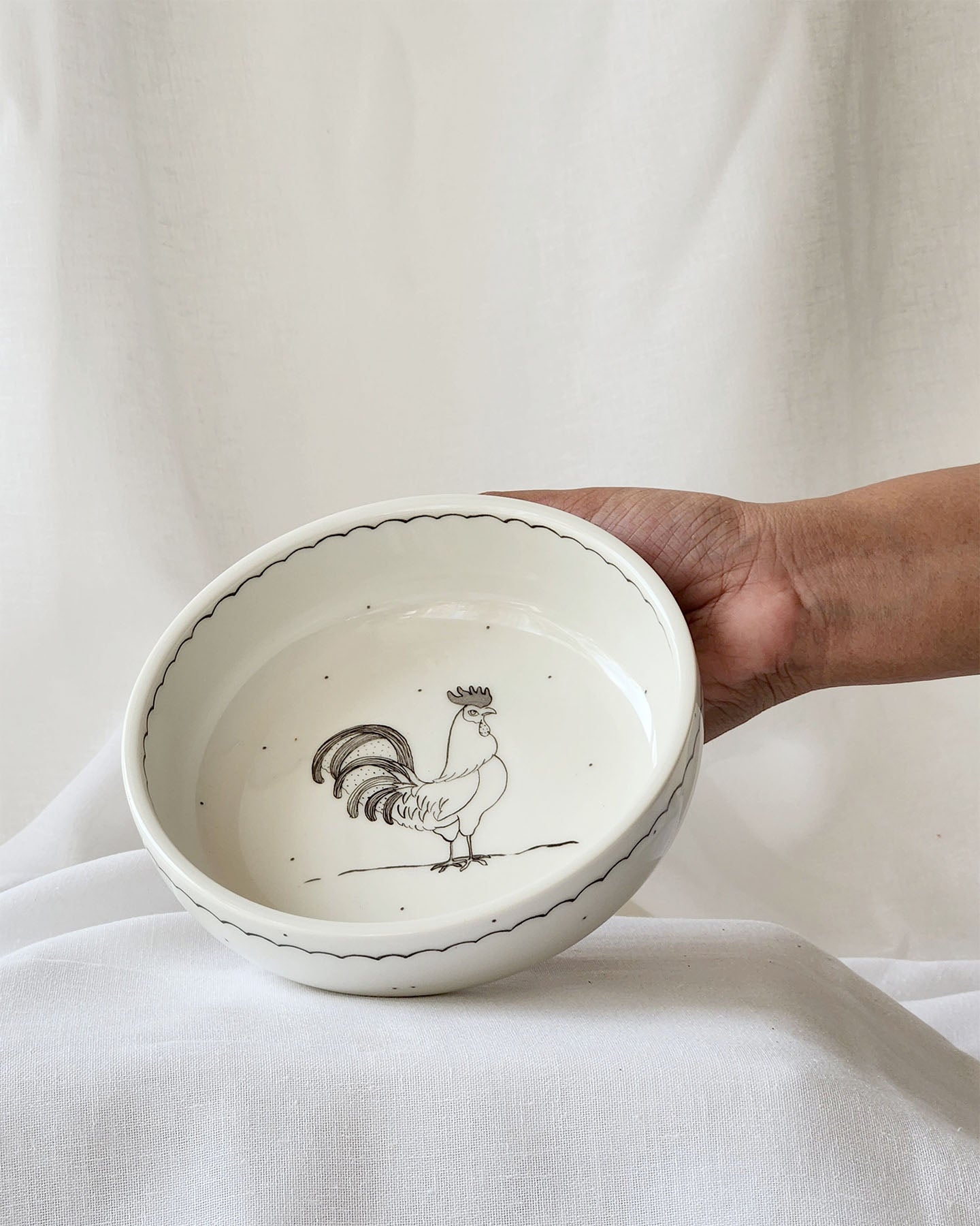 Rooster Pasta Bowl (1 piece)