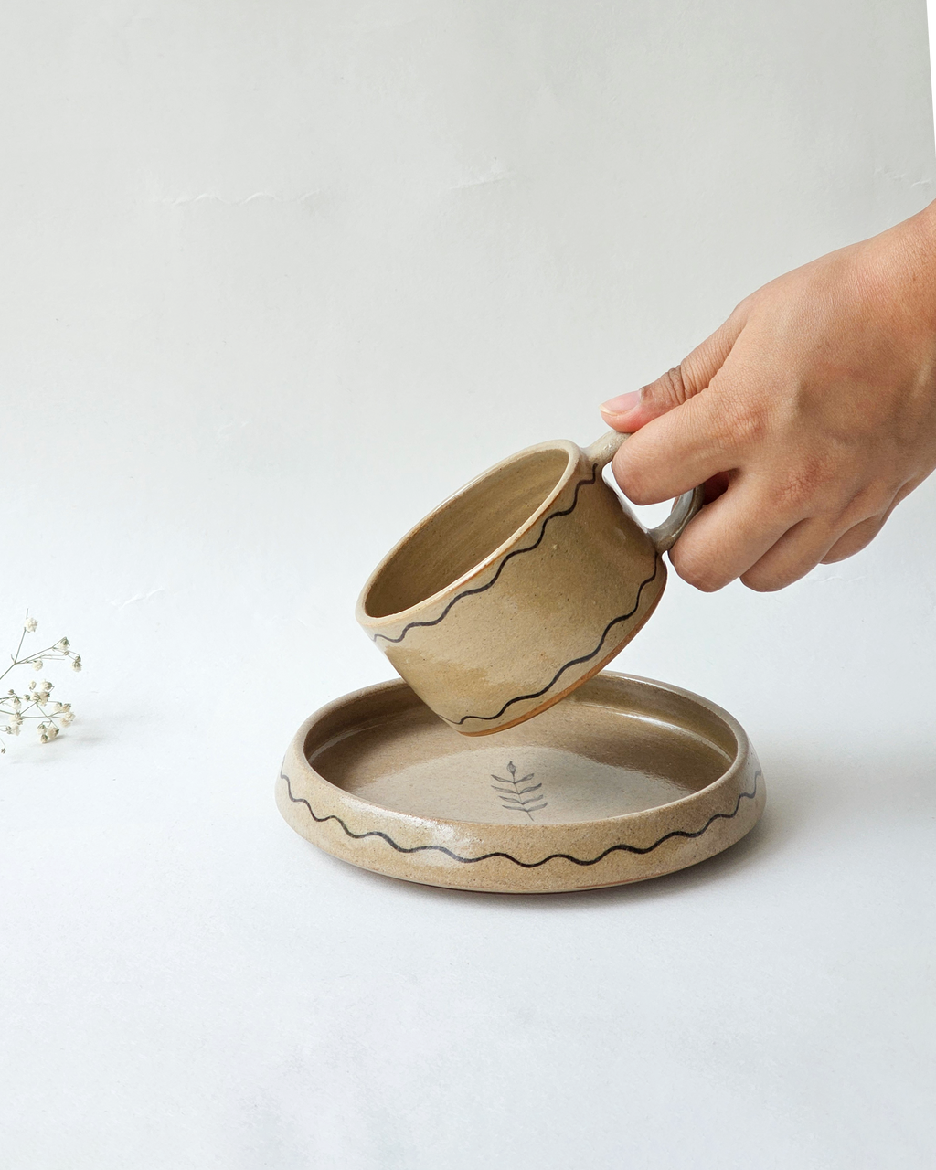 Kashphool Teacup & Saucer