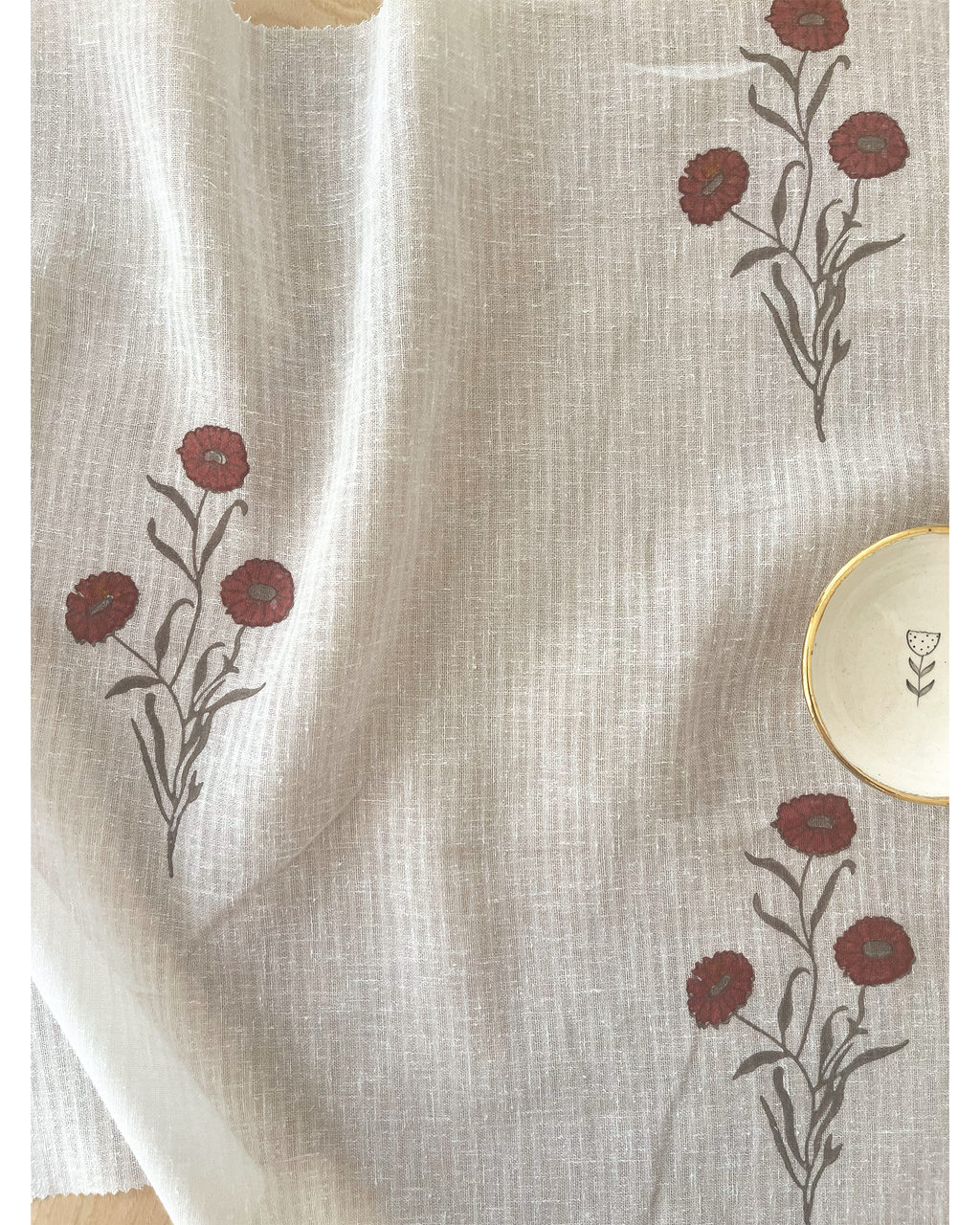 Marigold Sheer Fabric