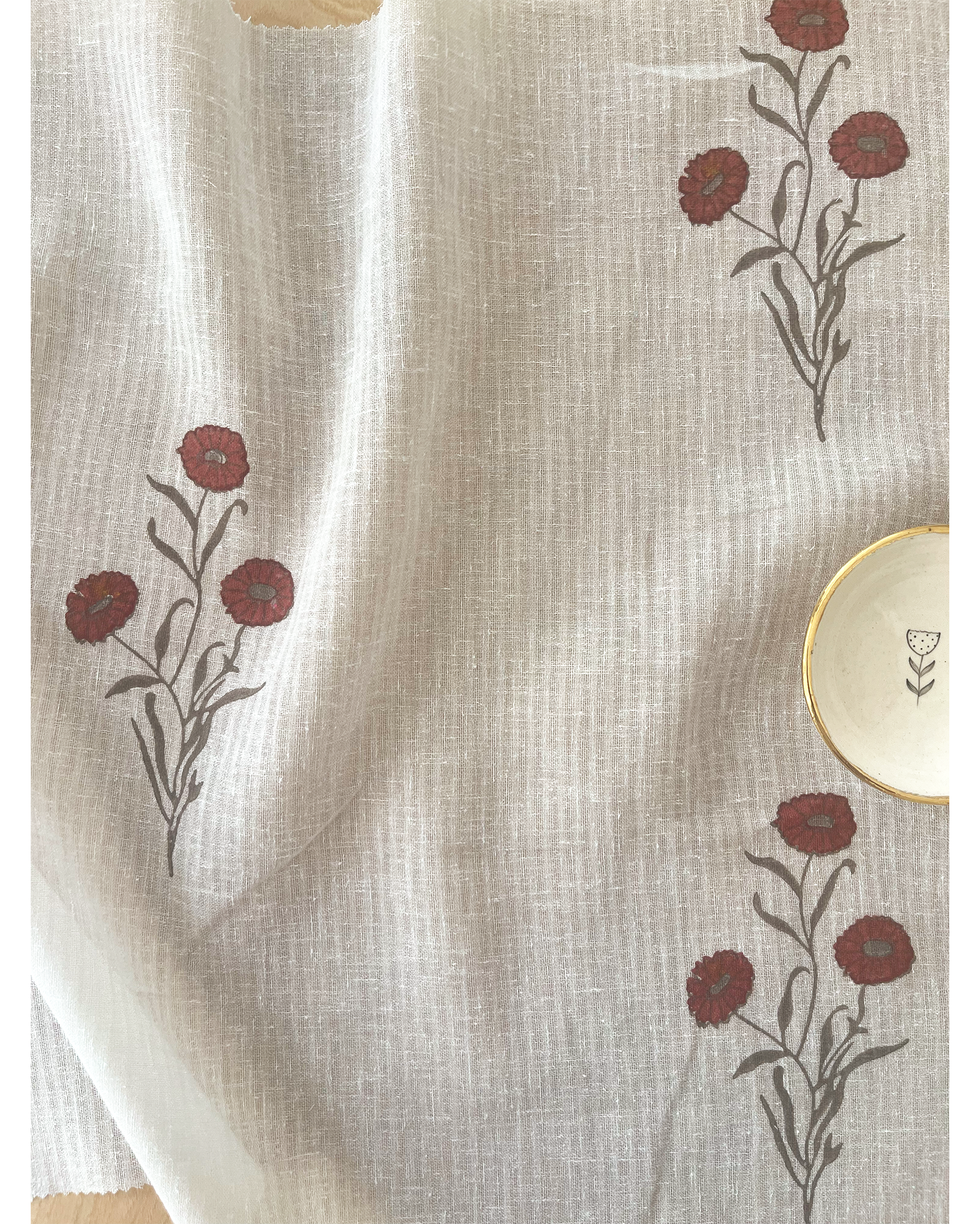 Marigold Sheer Fabric