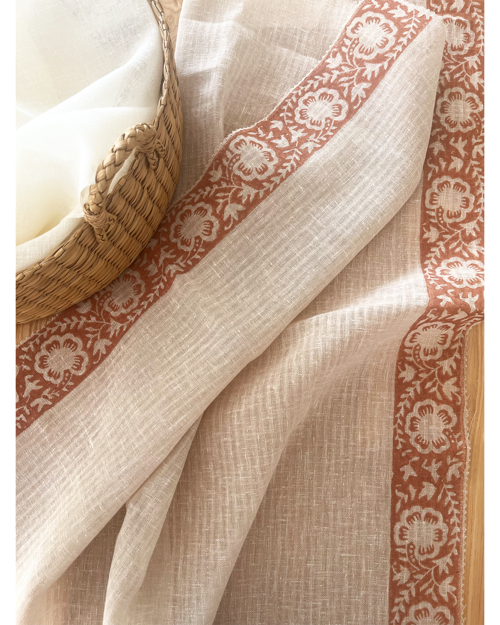 Flora Stripe Sheer Fabric