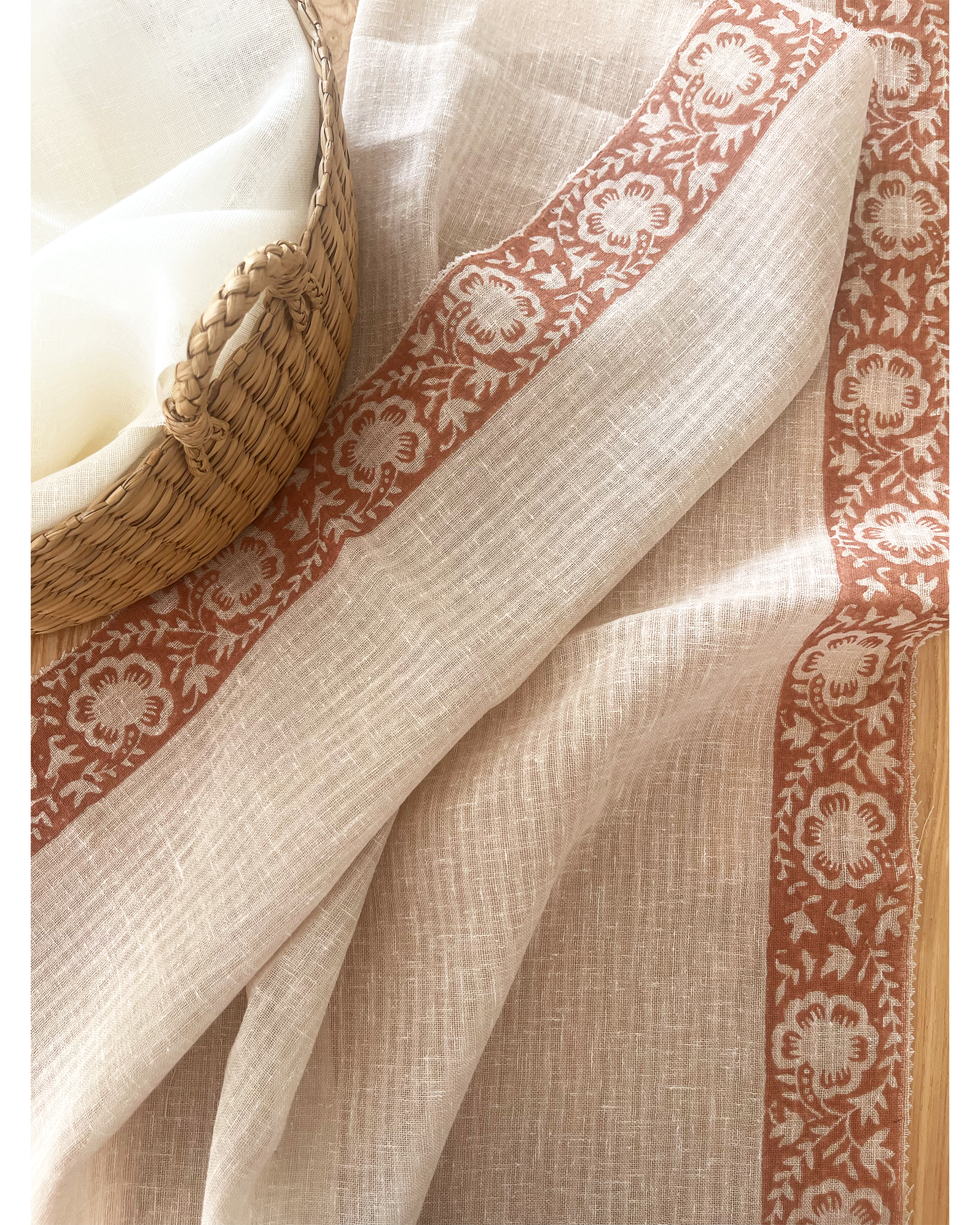 Flora Stripe Sheer Fabric