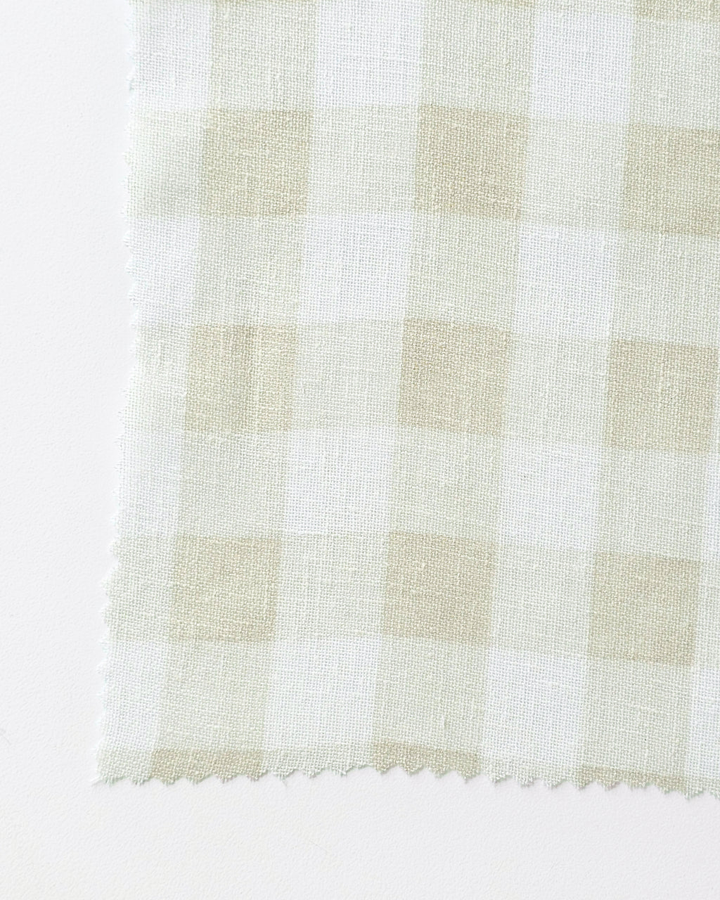 Gingham Check Sheer Fabric