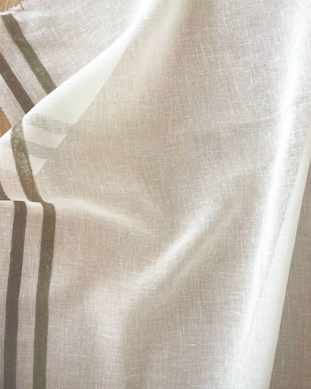 Twin Stripe Sheer Fabric