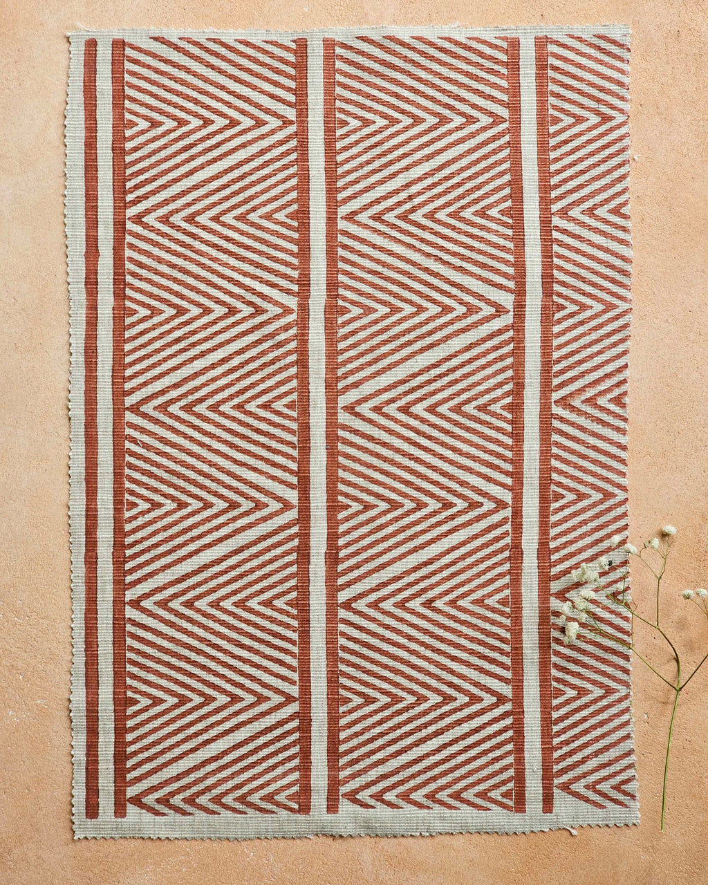 Taal Fabric,Terracotta