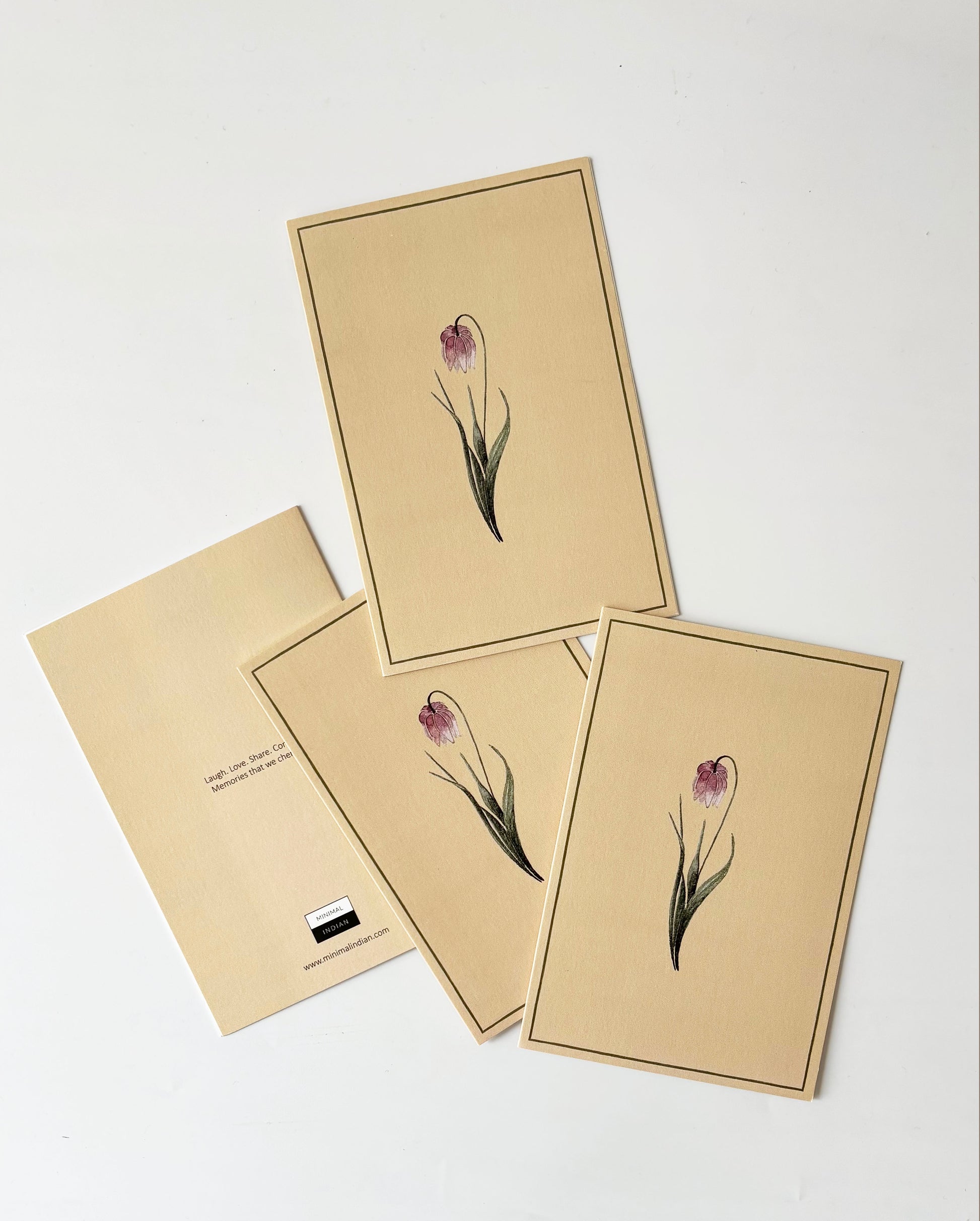 Tulip Greeting Cards (Set of 4)