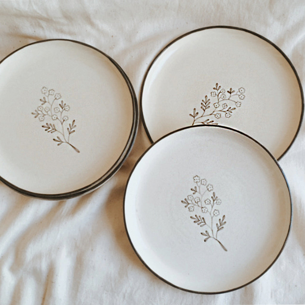 Chameli Quarter Plates (Set of 2)
