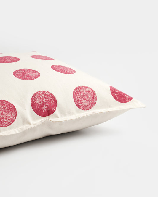 Moon Lumbar Cushion Cover, Fuschia (14” X 20”)