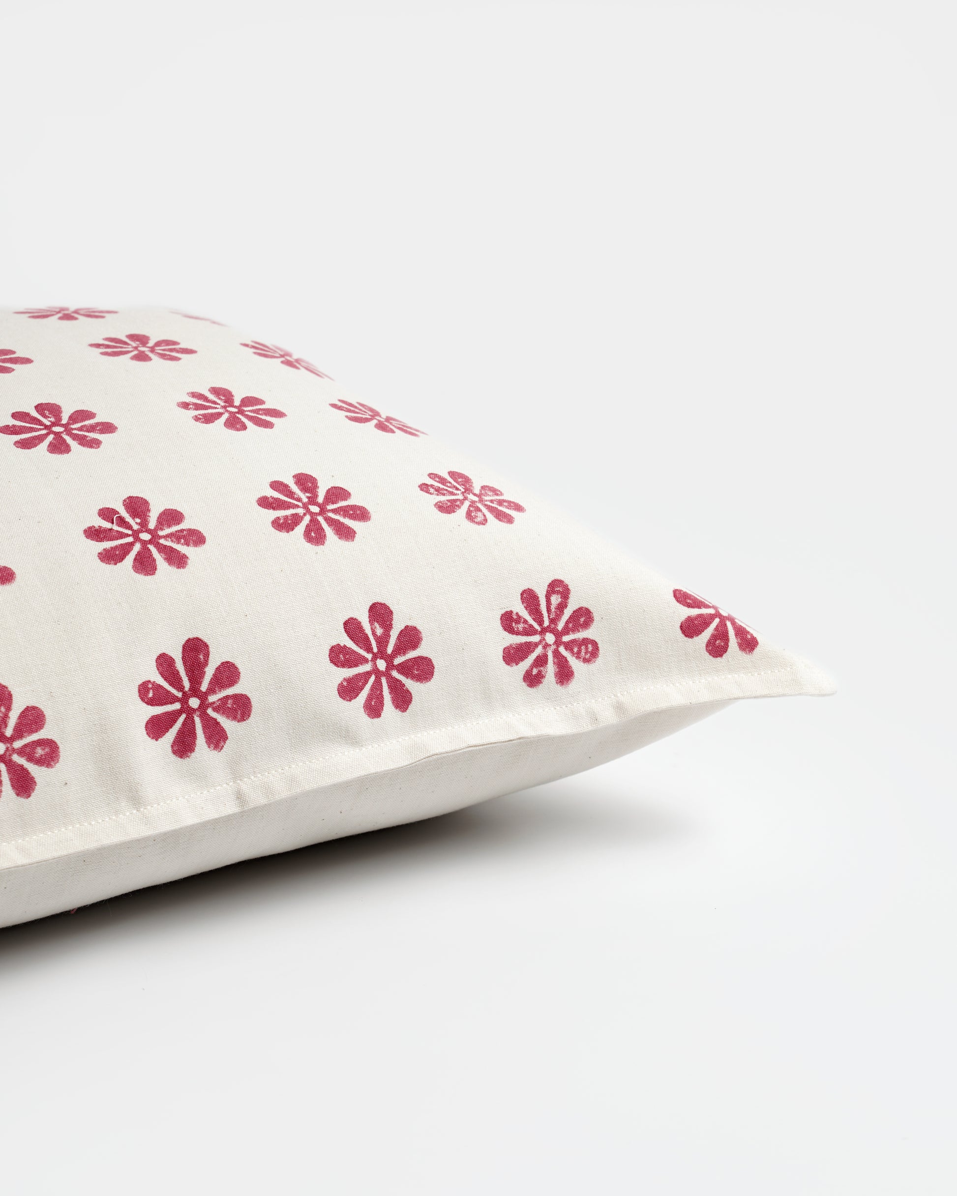 Tara Cushion Cover, Fuchsia (16” X 16”)
