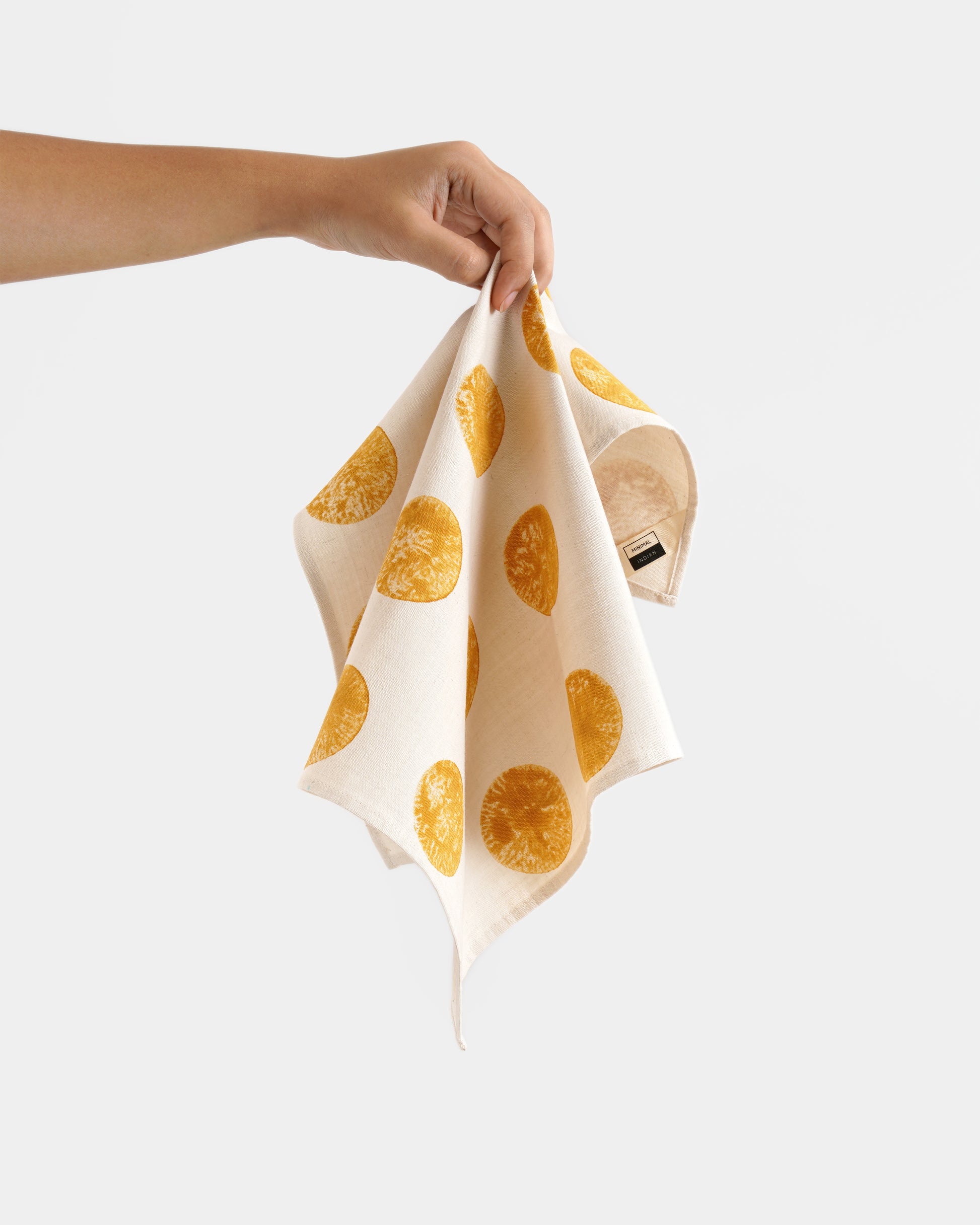 Moon Napkins, Mustard ( Set of 2 )