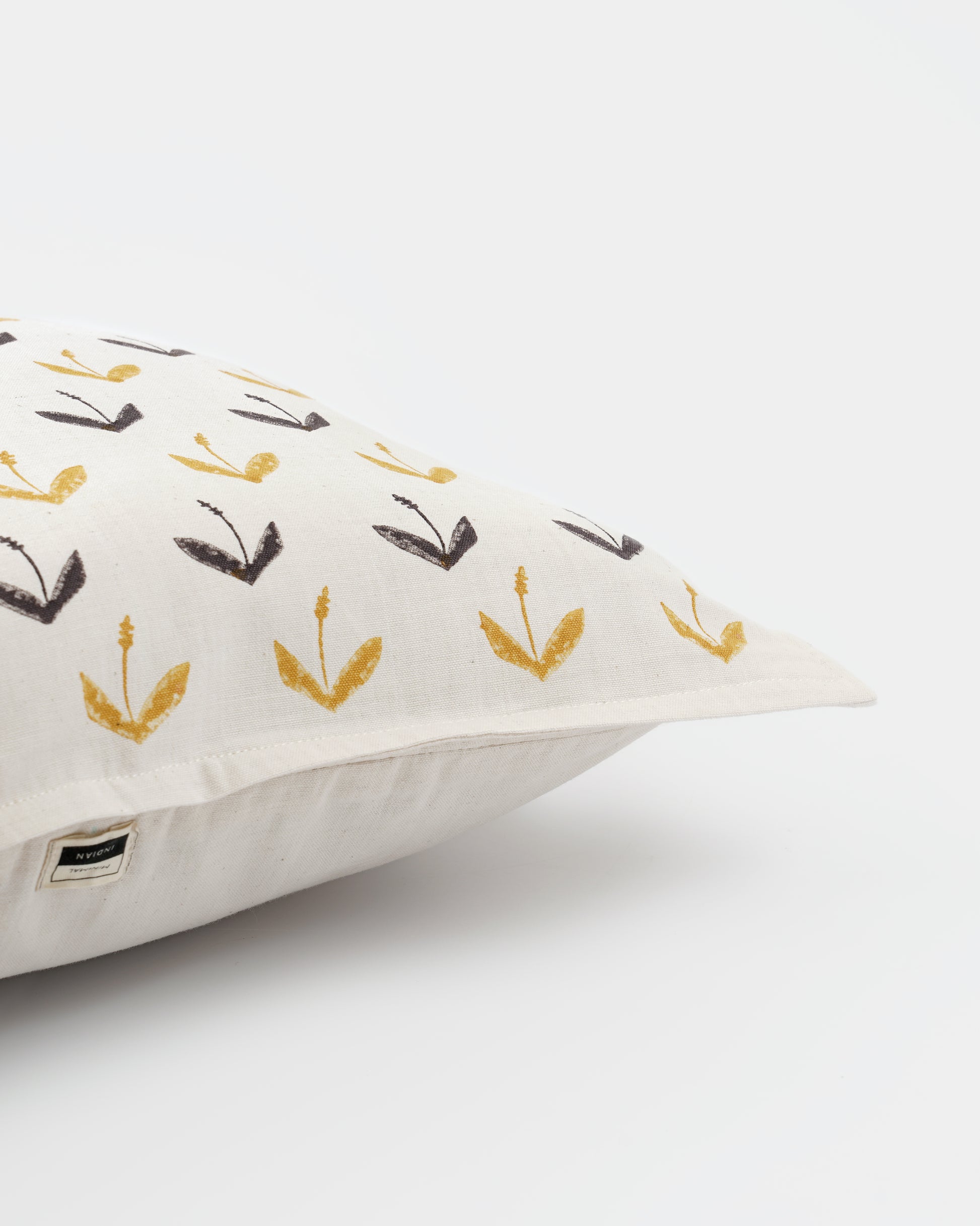 Primrose Cushion Cover, Yellow (16” X 16”)