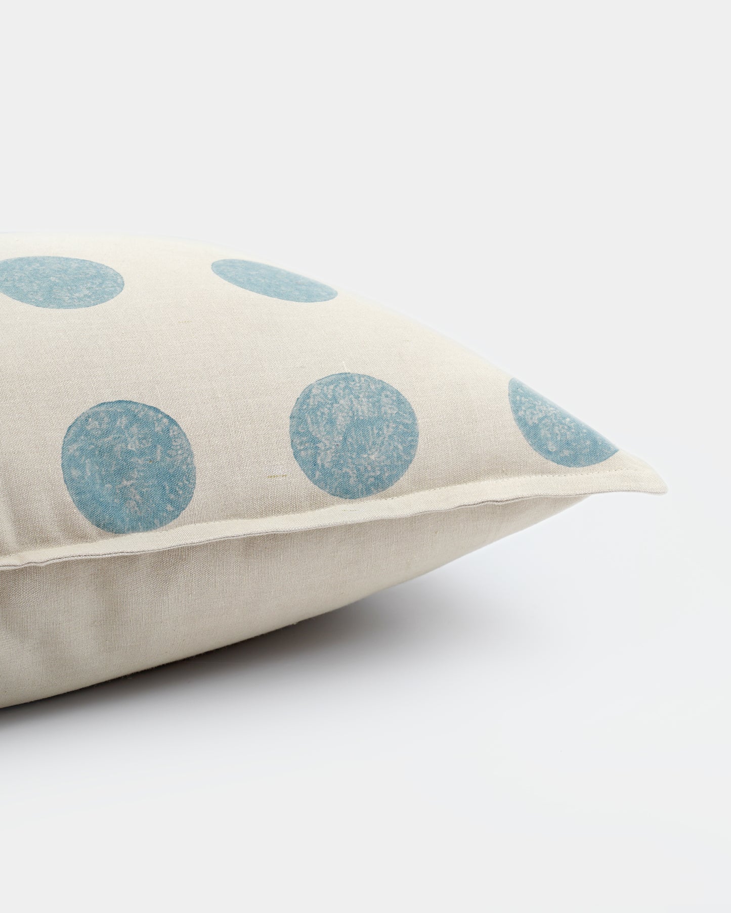Moon Lumbar Cushion Cover, Blue (14” X 20”)