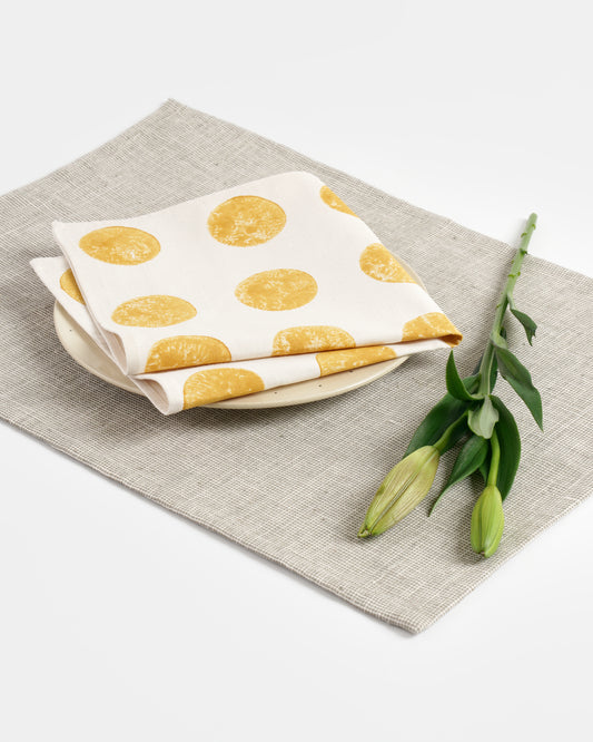 Speckle Tablemats ,Beige ( Set of 4)