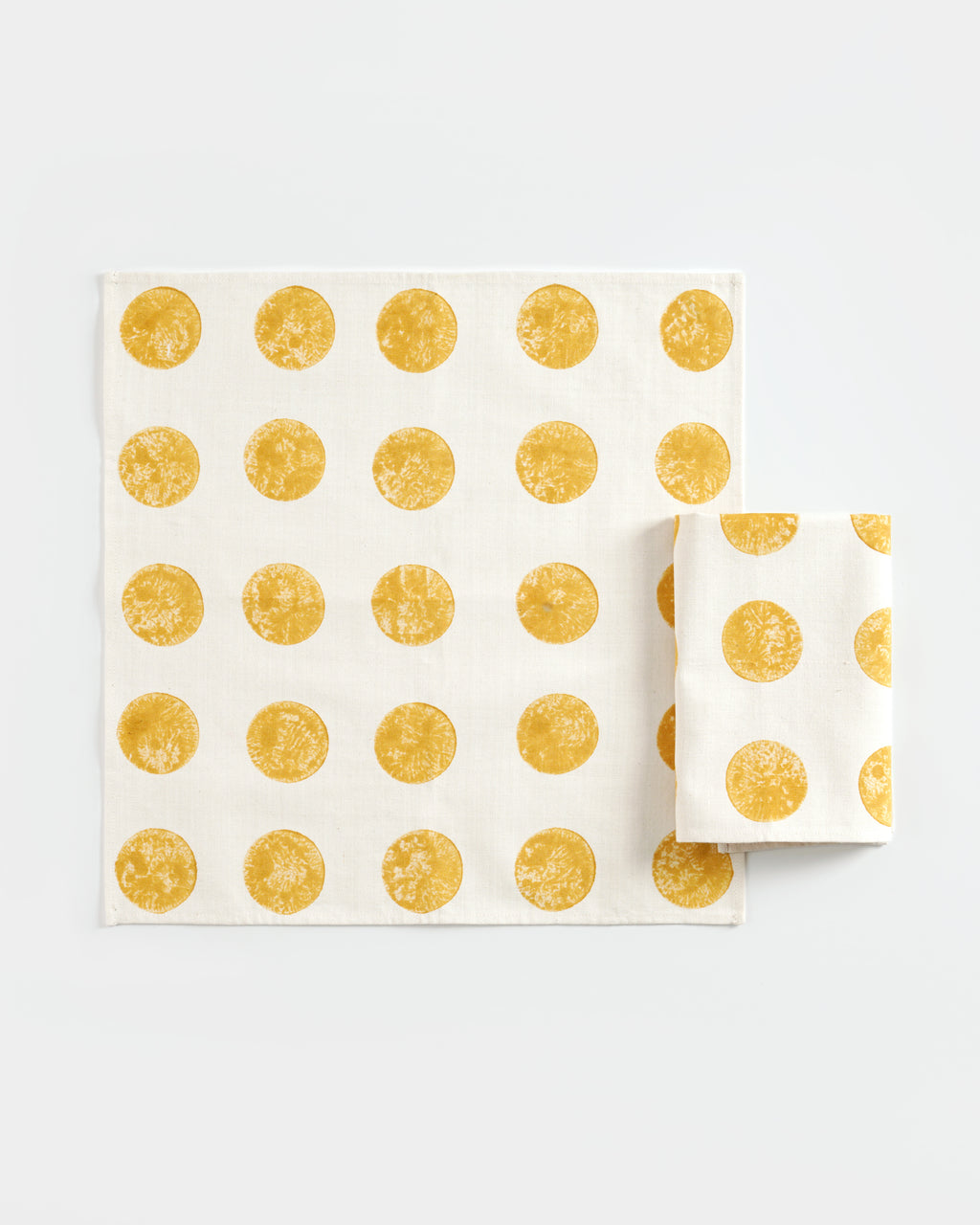 Moon Napkins, Mustard ( Set of 2 )