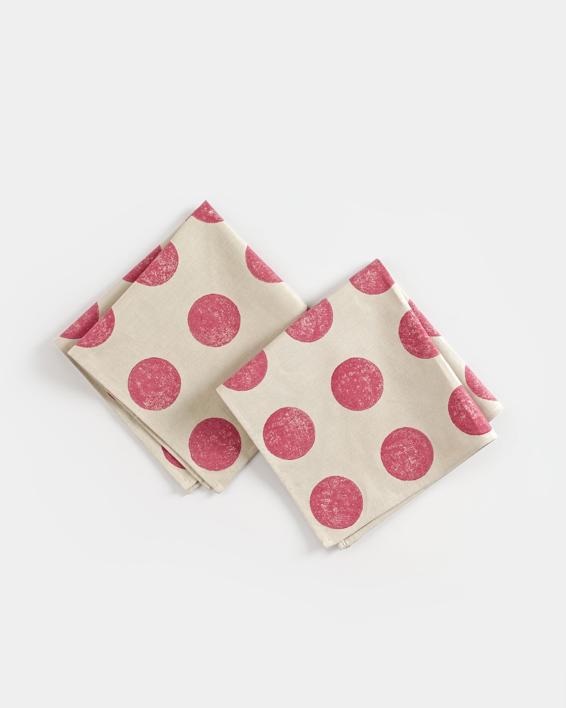 Moon Napkins, Fuchsia ( Set of 2 )