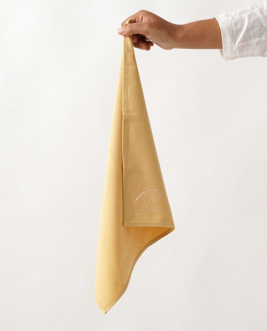 Butterfly Napkin, Yellow (Set of 2)