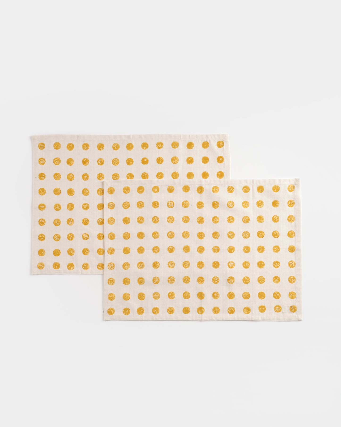 Moon Tablemats ,Mustard ( Set of 2 )