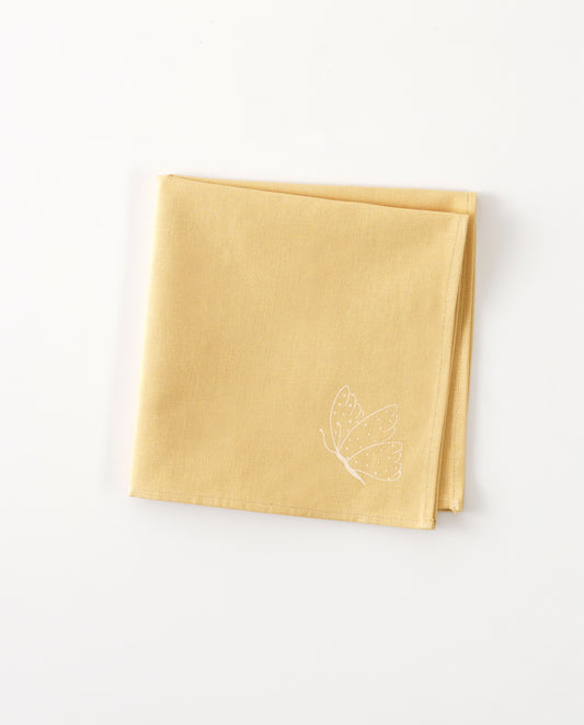 Butterfly Napkin, Yellow (Set of 2)
