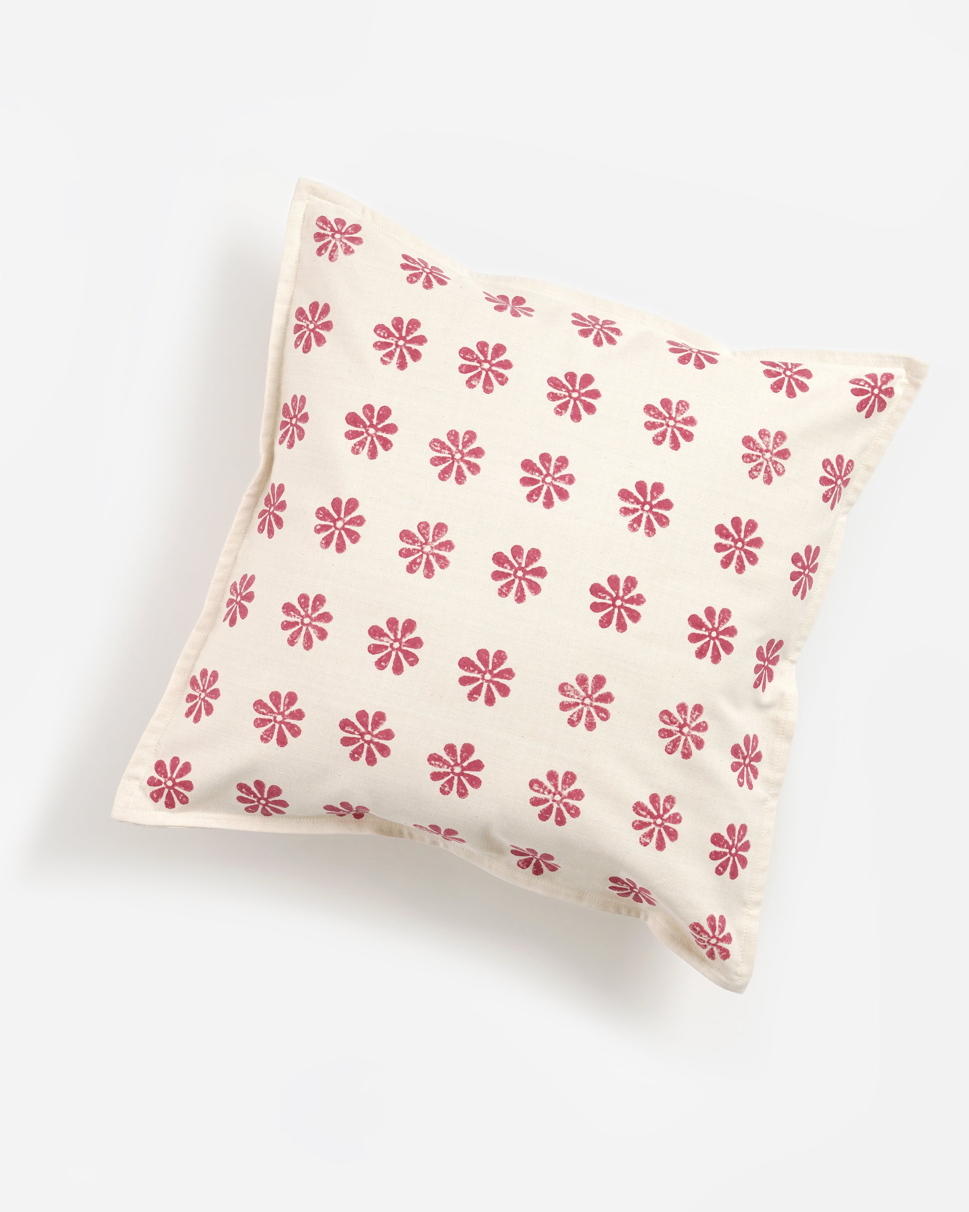 Tara Cushion Cover, Fuchsia (16” X 16”)