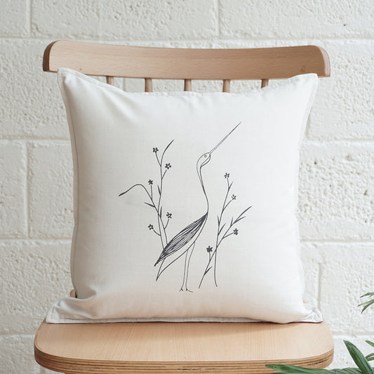 Crane Cushion Cover (16” X 16”)