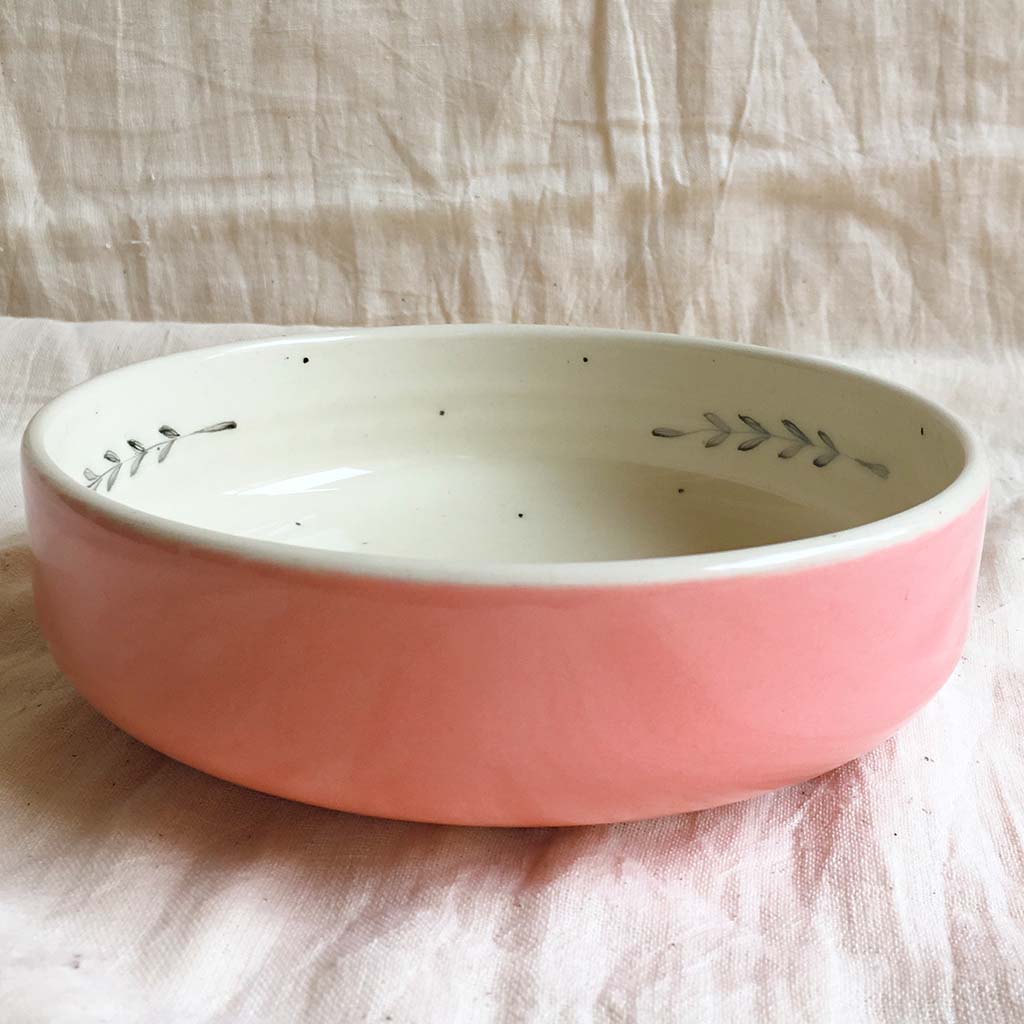 Durba Pasta Bowl, Pink
