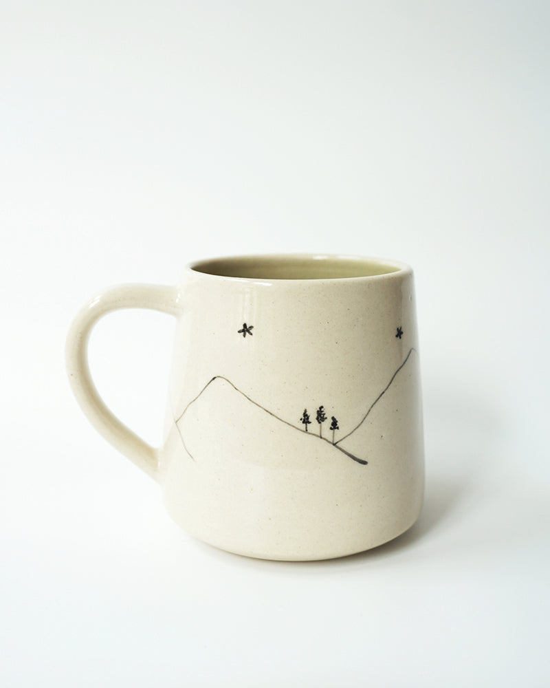 Hills Coffee Mug, Olive