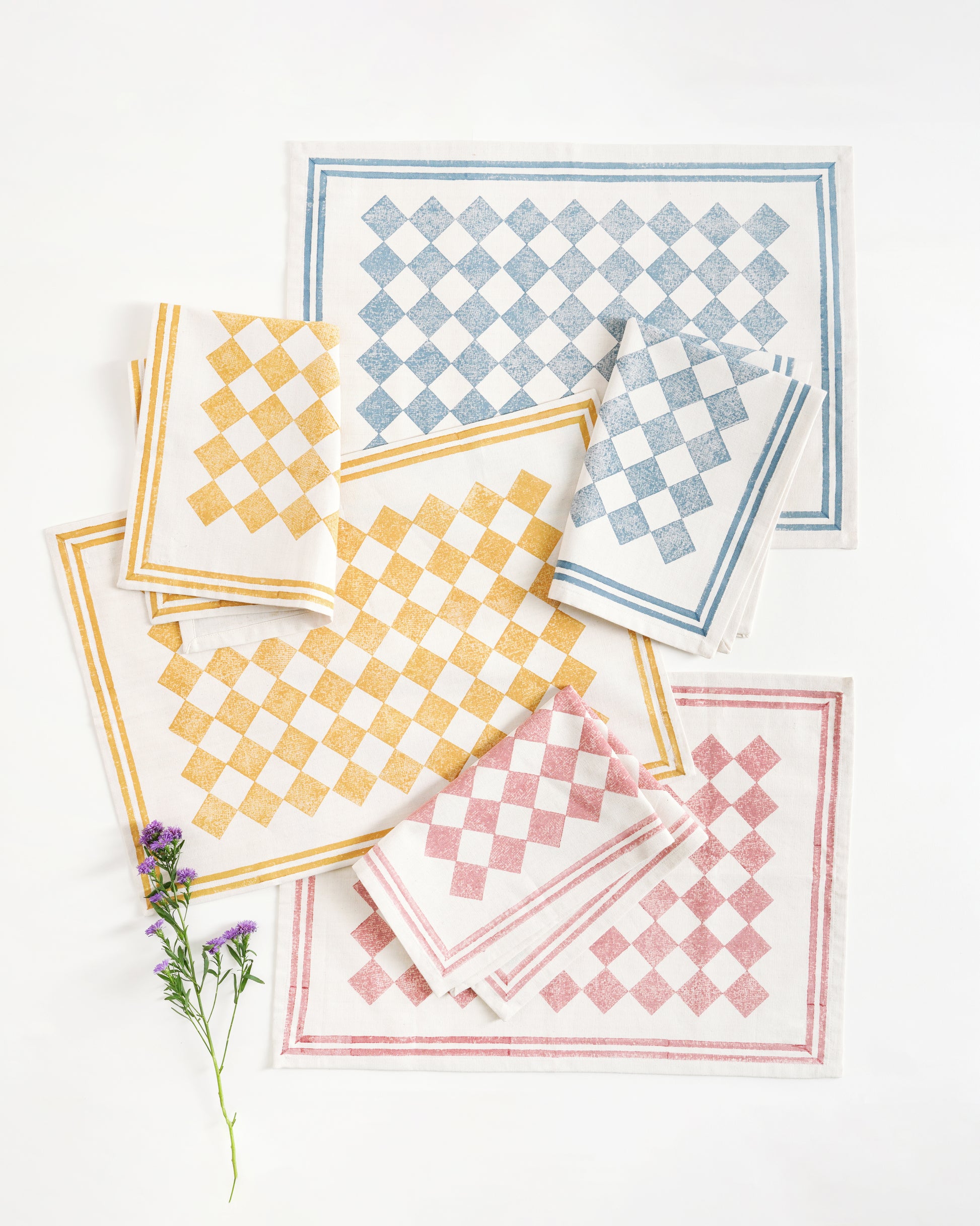 Charulata Tablemats, Rose Pink ( Set of 2 )