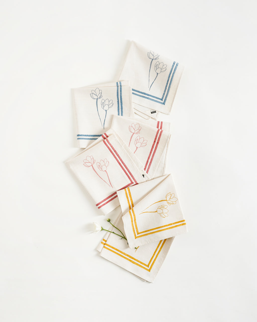 Orchid Napkins, Corn Yellow (Set of 4)