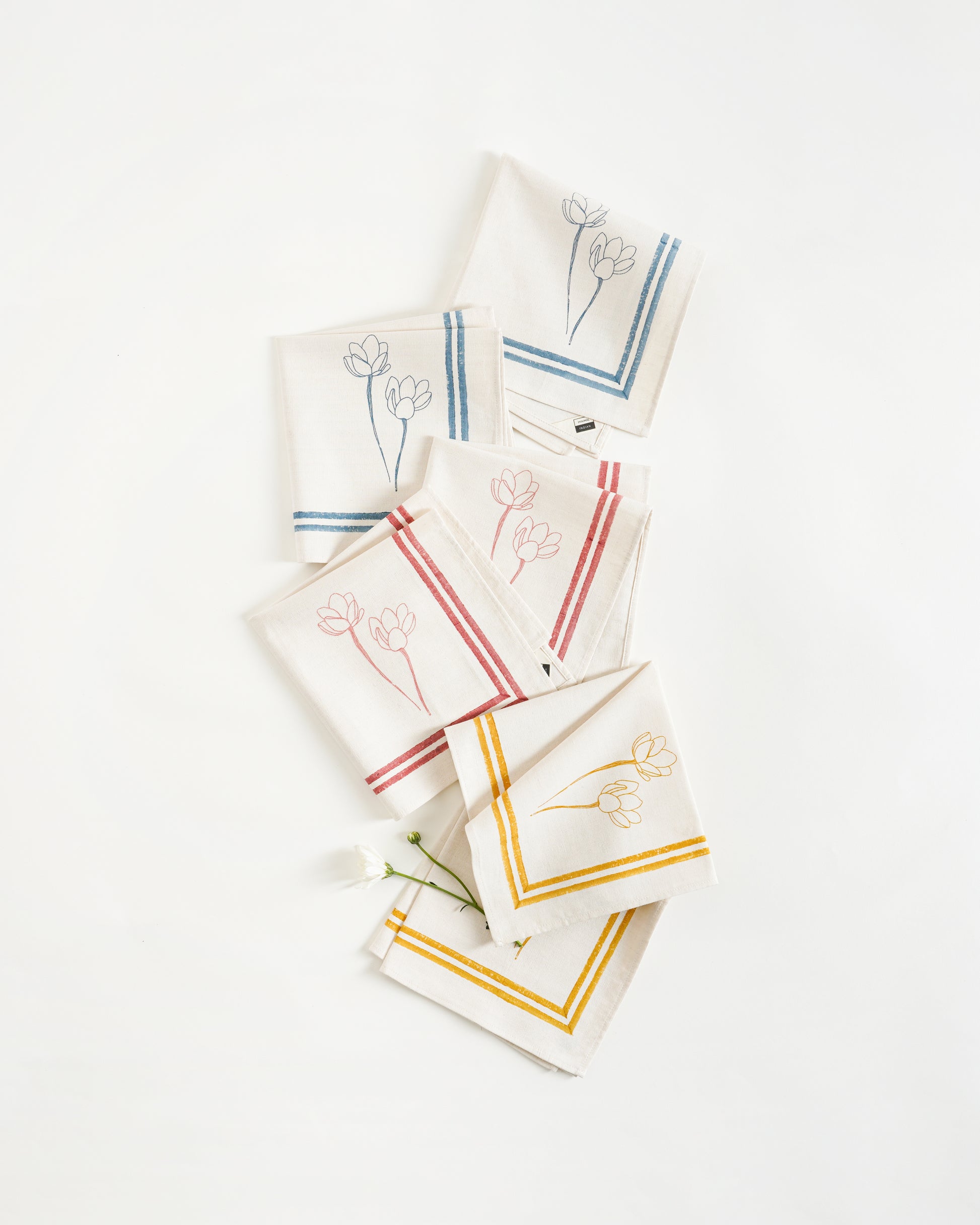 Orchid Napkins, Corn Yellow (Set of 4)