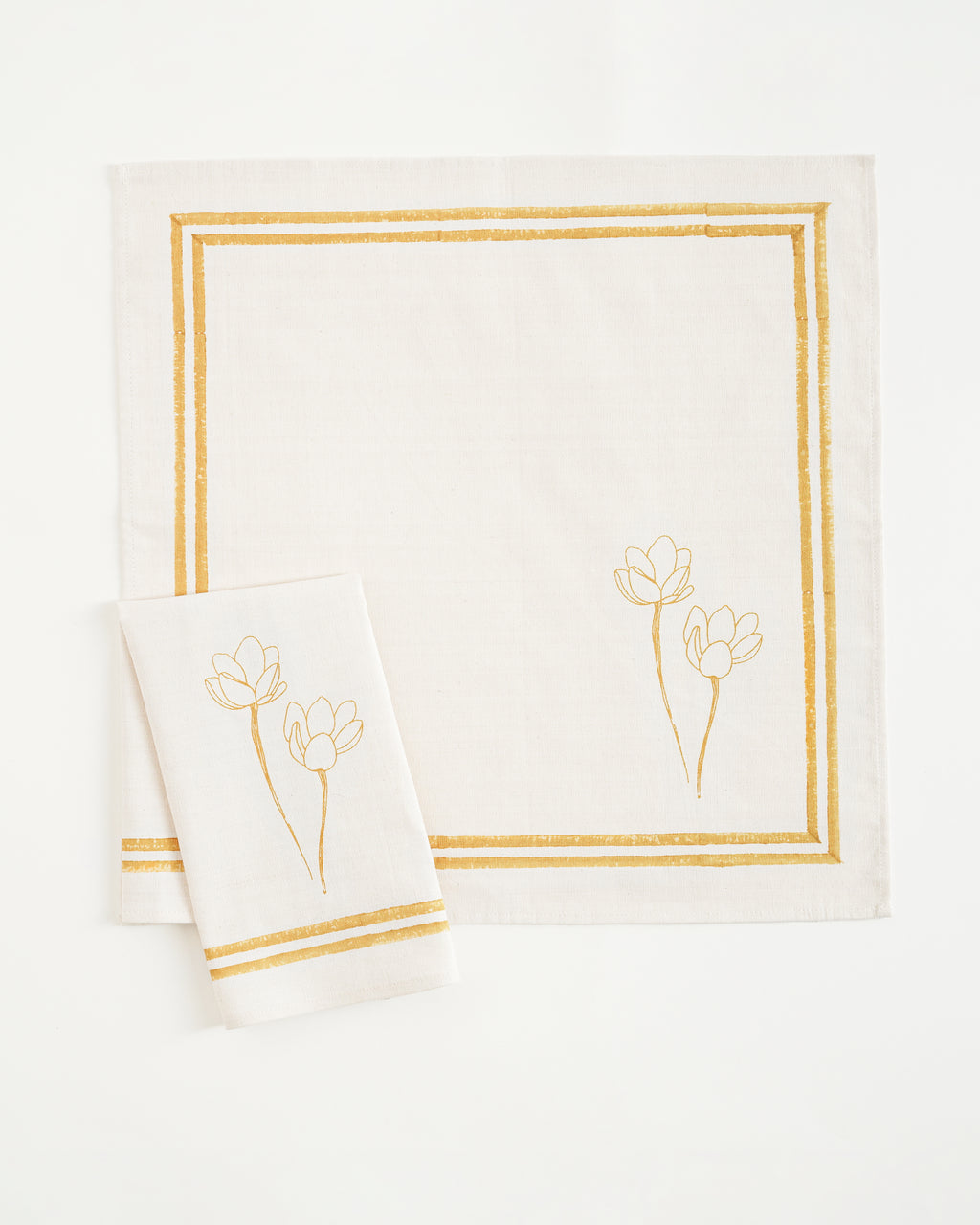 Orchid Napkins, Corn Yellow (Set of 4)