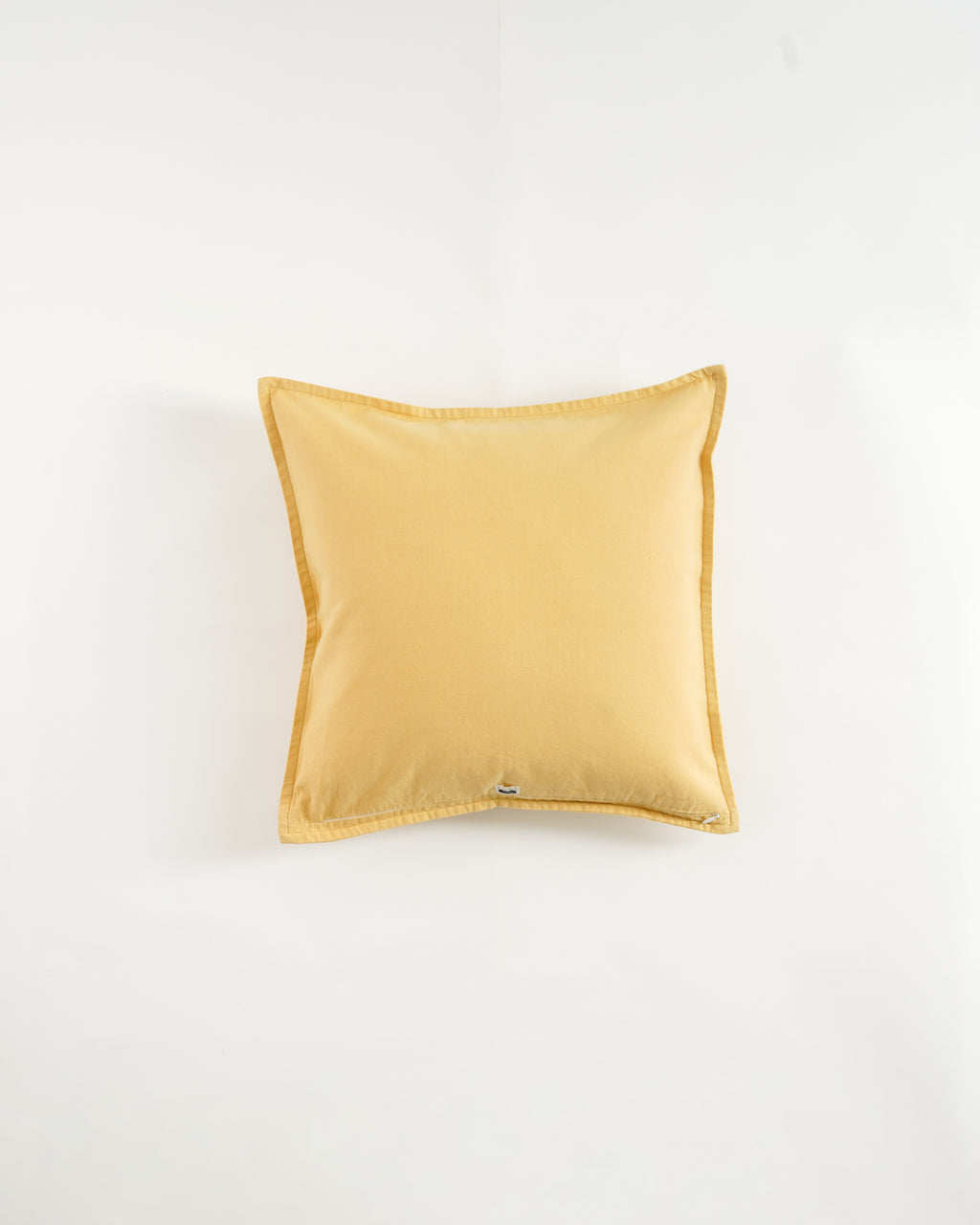 Magnolia Cushion Cover, Yellow (16” X 16”)