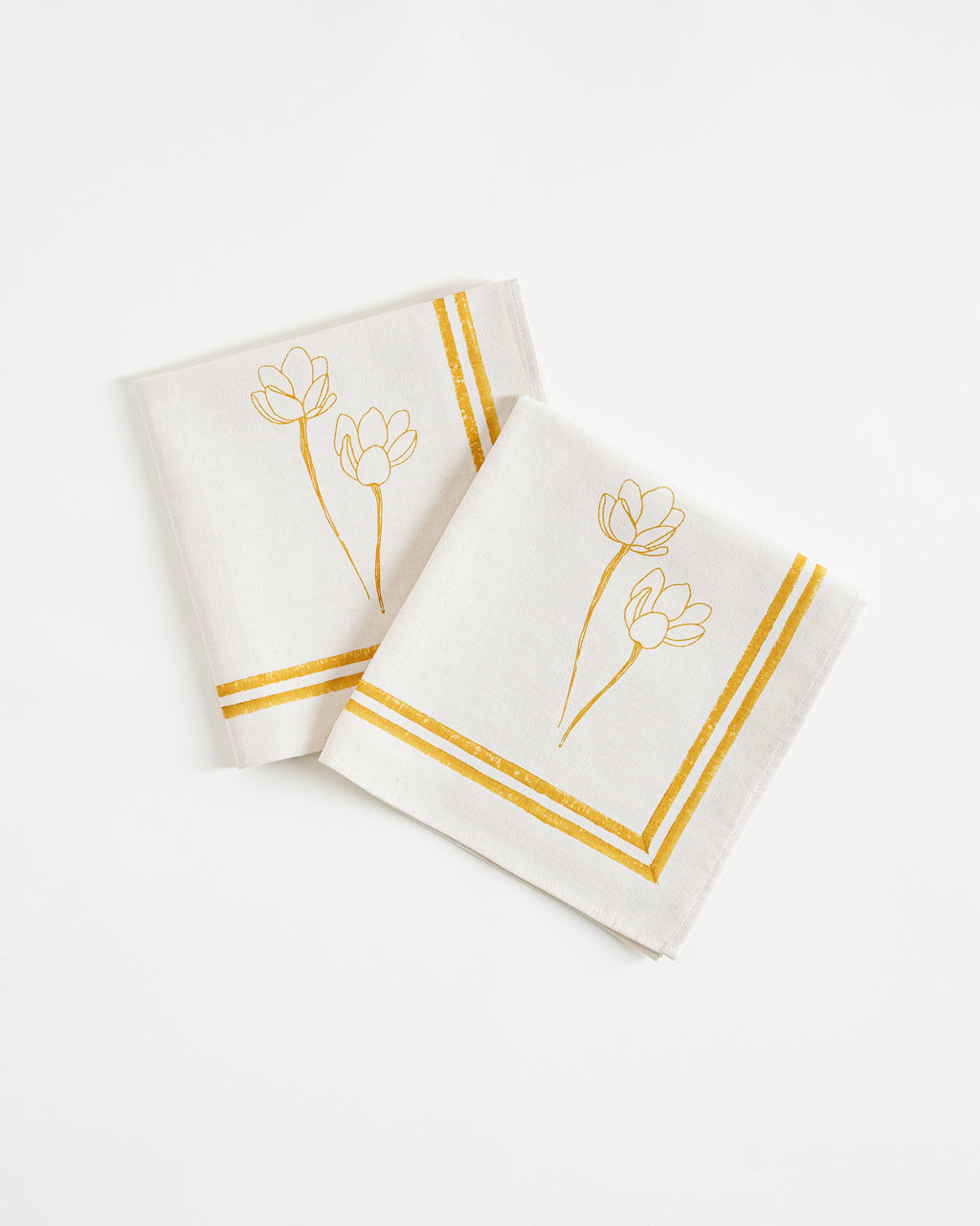 Orchid Napkins, Corn Yellow (Set of 4)