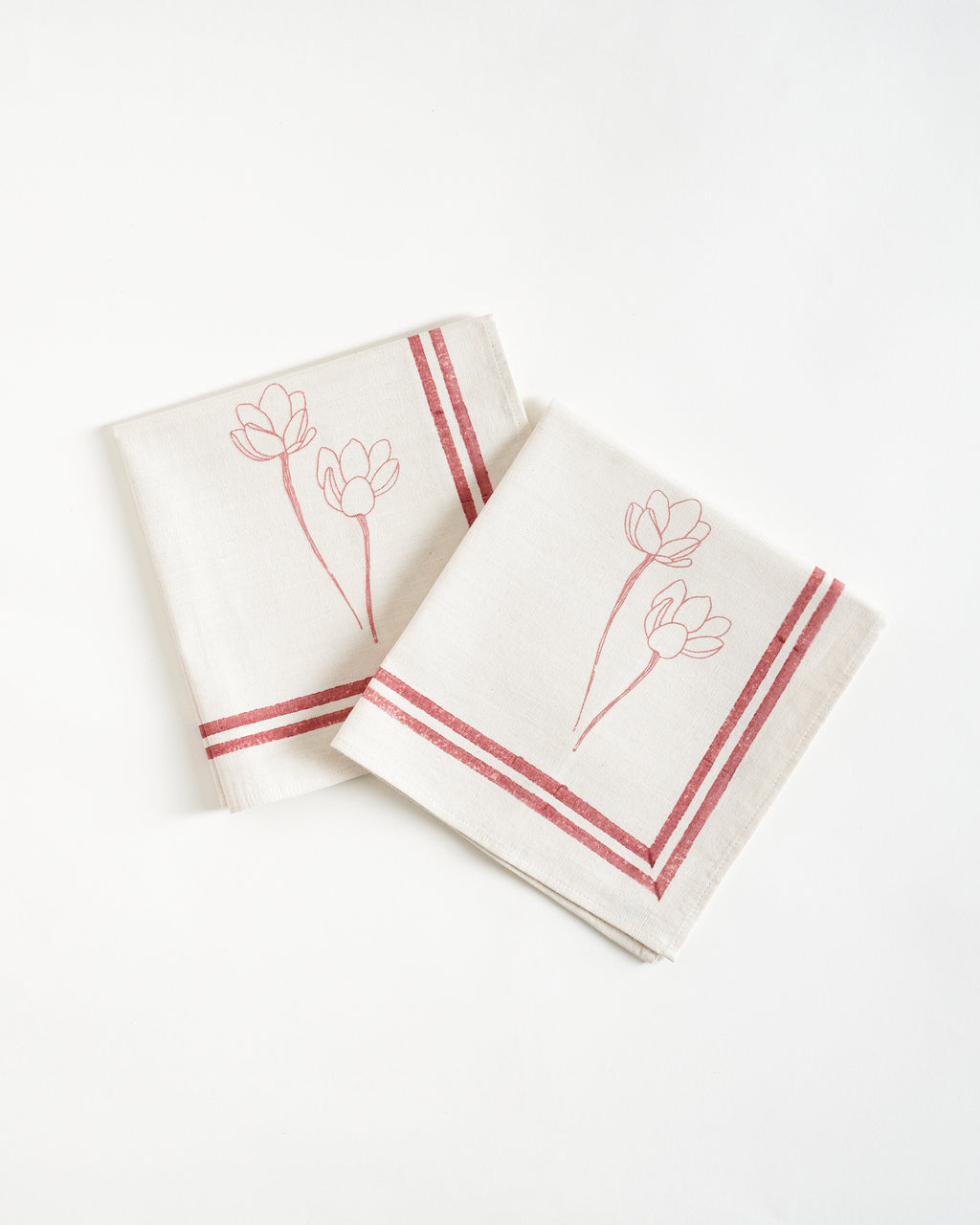 Orchid Napkins, Rose Pink (Set of 2)