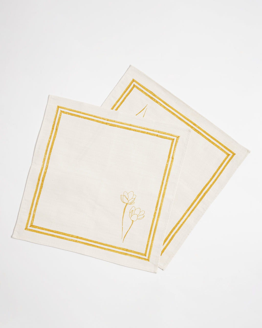Orchid Napkins, Corn Yellow (Set of 4)