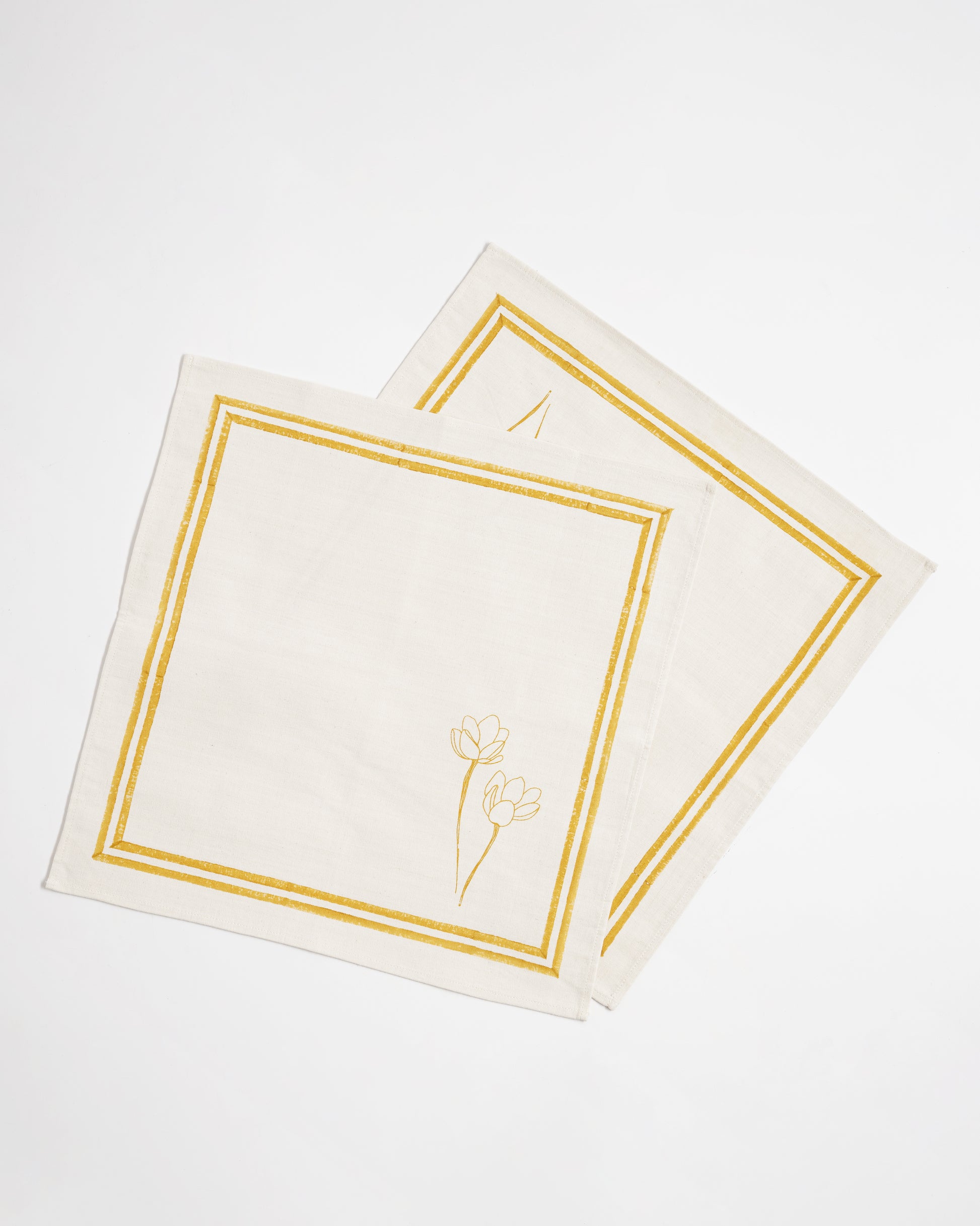 Orchid Napkins, Corn Yellow (Set of 4)