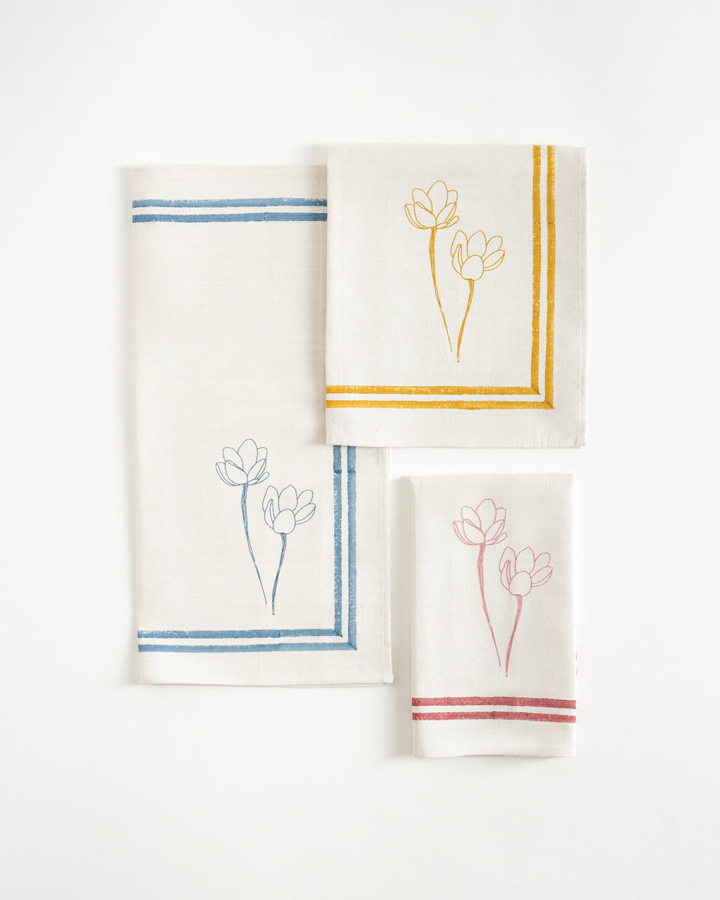 Orchid Napkins, Corn Yellow (Set of 4)