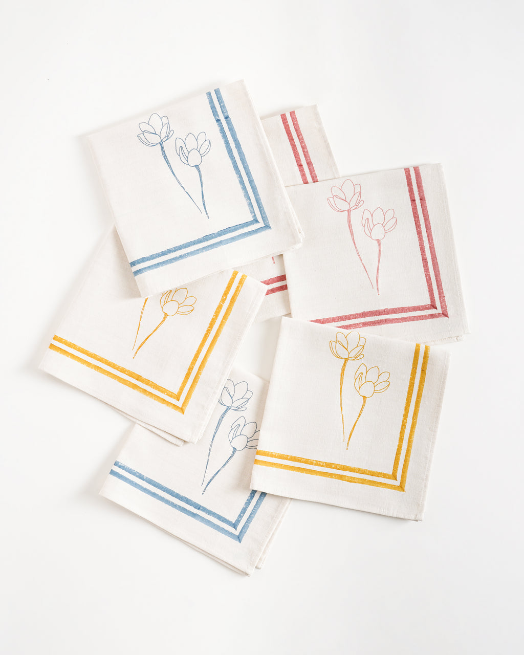 Orchid Napkins, Rose Pink (Set of 2)
