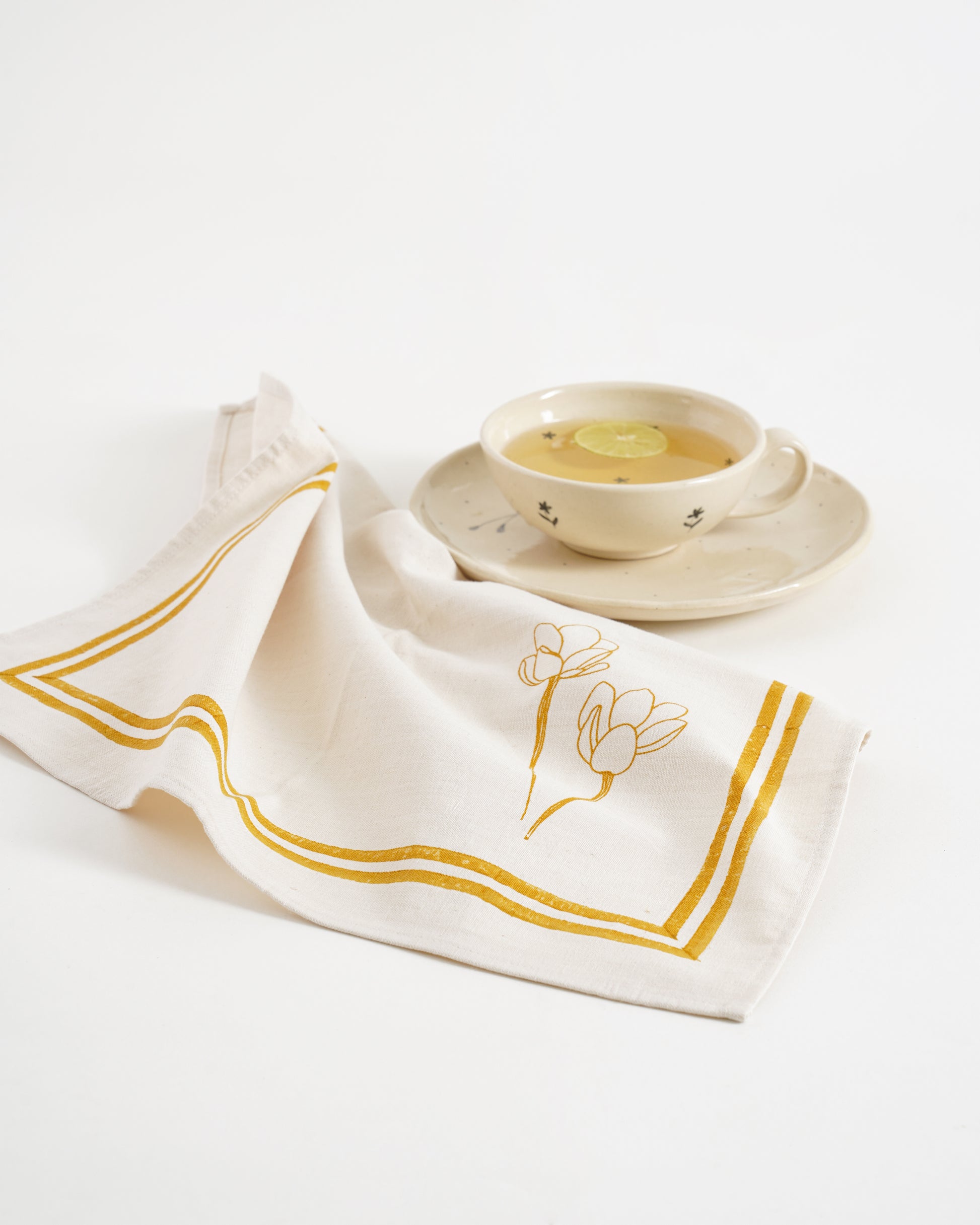 Orchid Napkins, Corn Yellow (Set of 4)