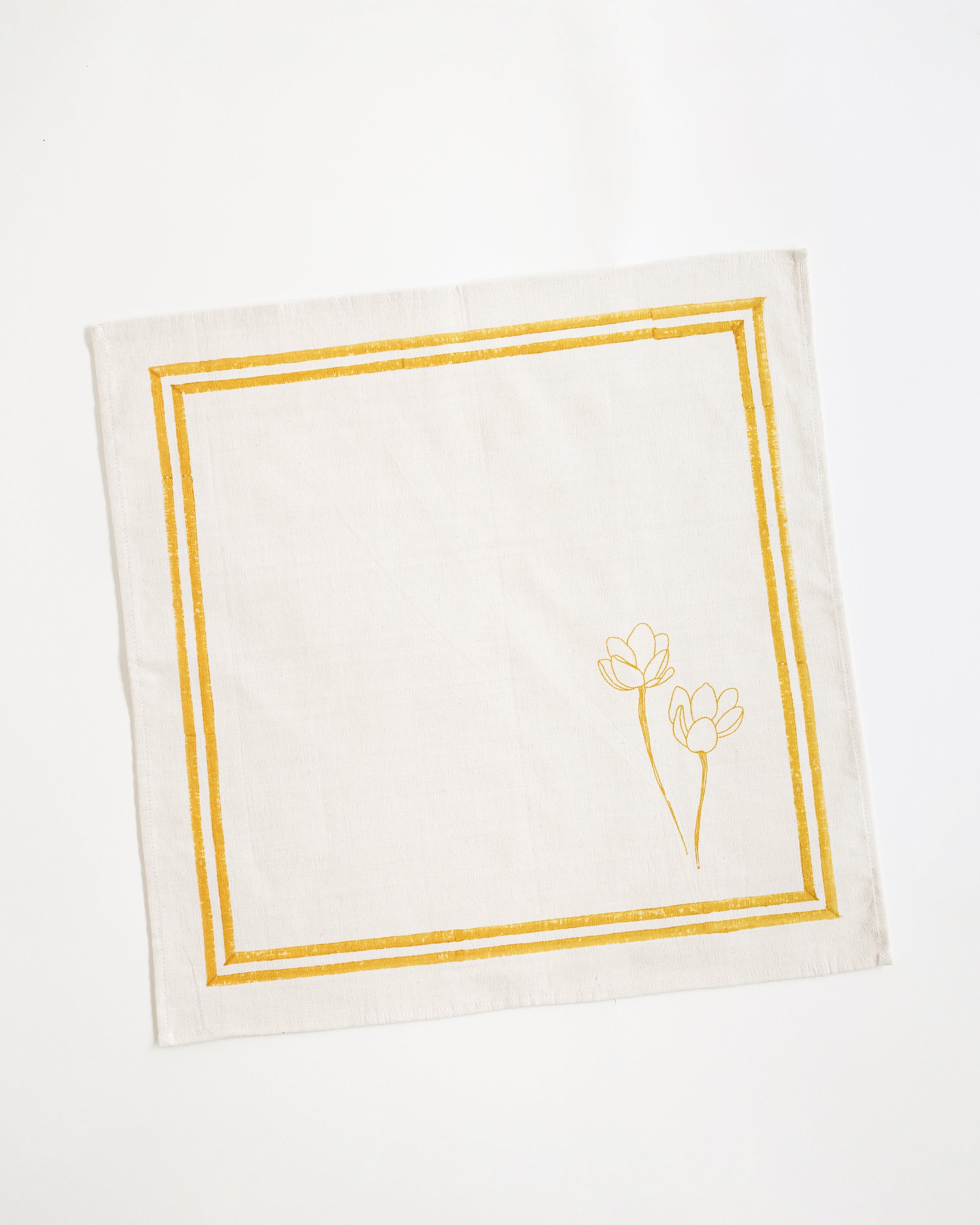 Orchid Napkins, Corn Yellow (Set of 4)