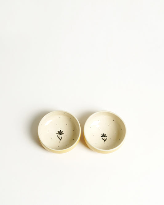 Scarlet Small Bowls, Yellow (Set of 2)
