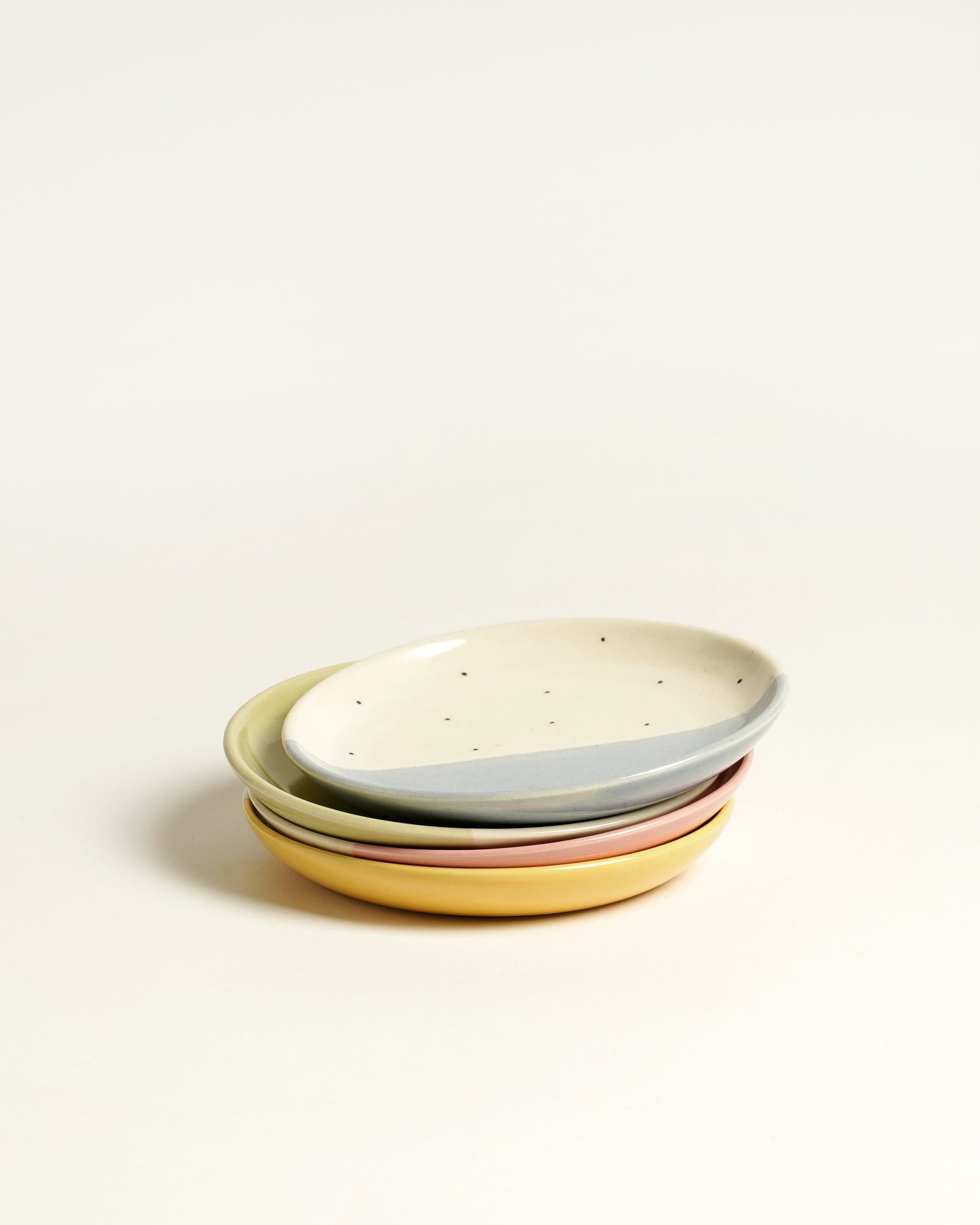 Polka Tapas Plates ( Set of 4 )