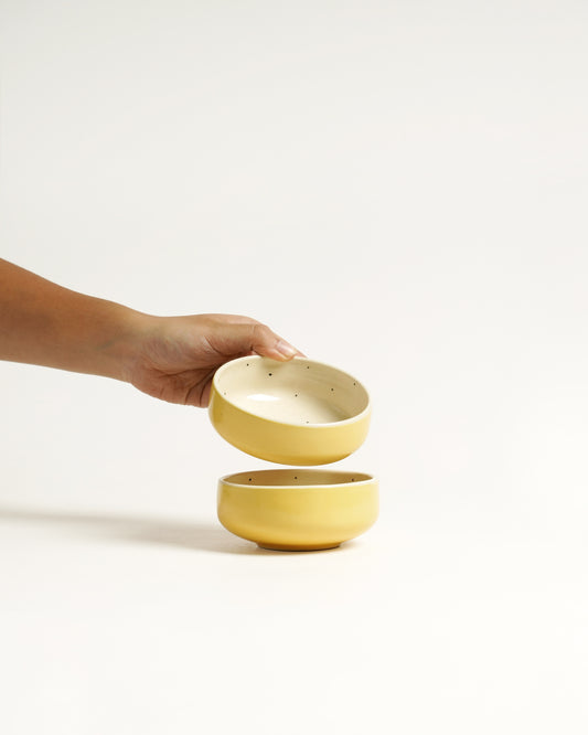 Scarlet Small Bowls, Yellow (Set of 2)