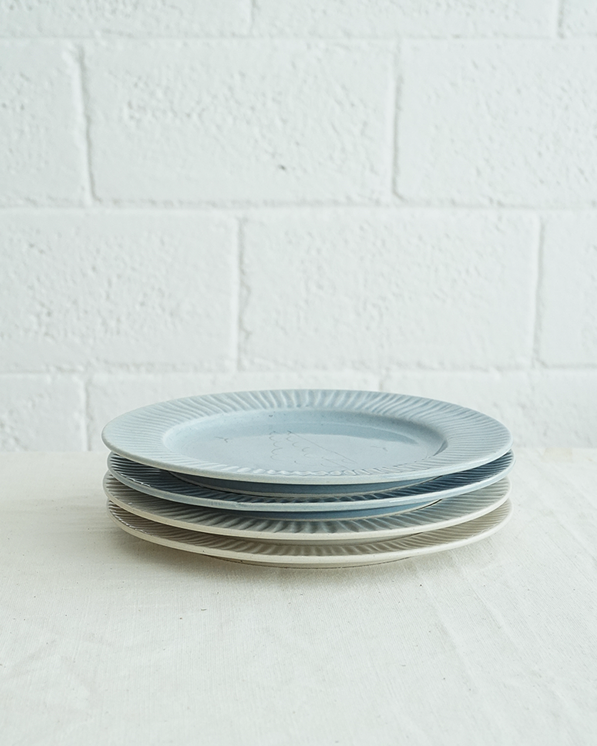 Megh Plates, Sky Blue (Set of 2)