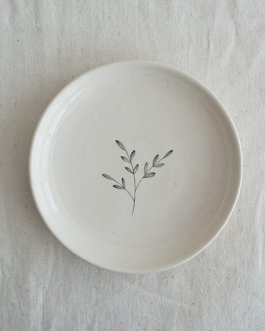 Mistletoe Tapas Plates (Set of 2)