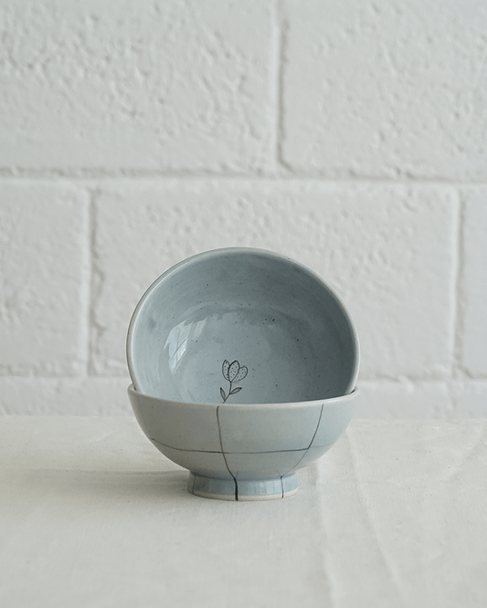Magnolia Rice Bowl, Sky Blue