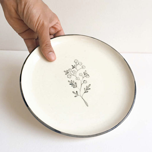 Chameli Quarter Plates (Set of 2)