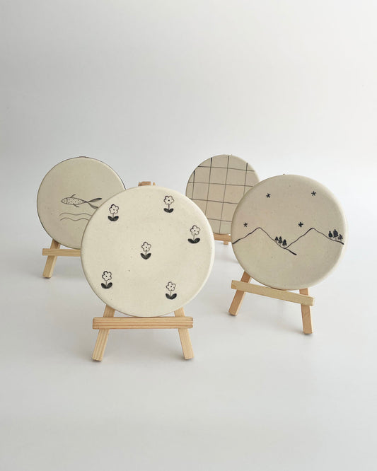 Ceramic Coasters (Set of 4)