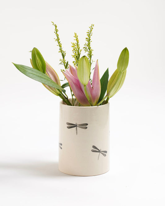 Dragonfly Vase