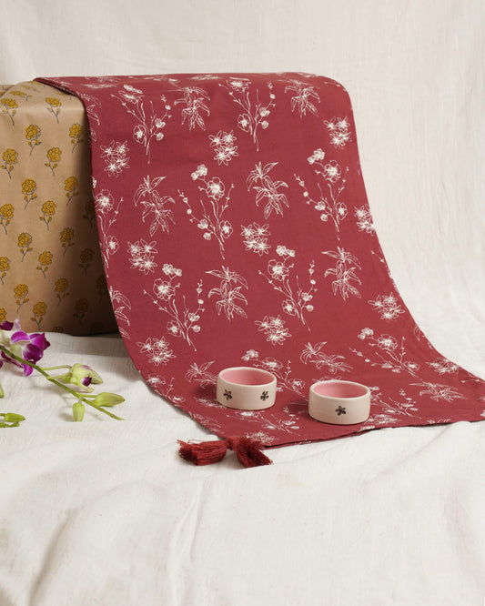 Wildflower Tablerunner Tealights Giftset
