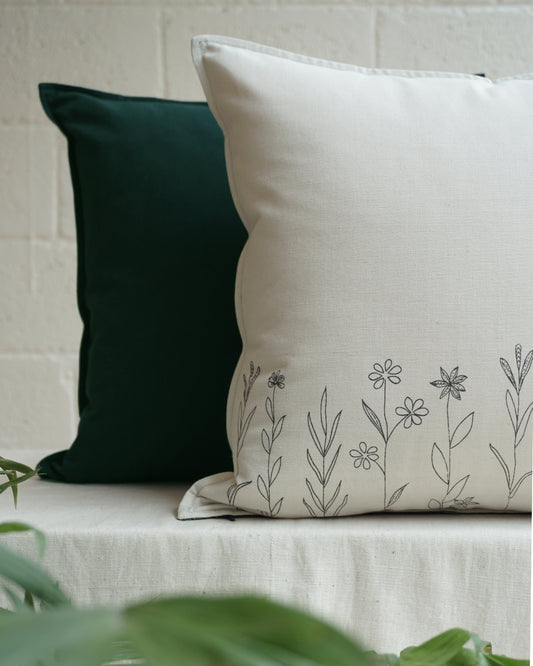 Wildflower Cushion Cover (16” X 16”)
